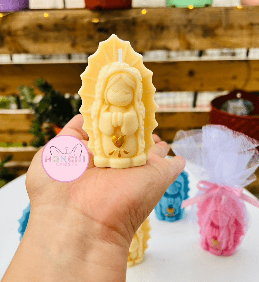 Vela Virgen María — Crema